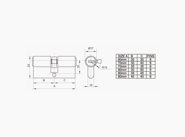 half anbo Cylindre 2300
